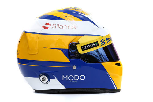 Casco de Marcus Ericsson