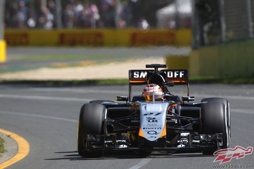 Nico Hülkenberg se ha sentido bastante cómodo con el equilibrio del VMJ08