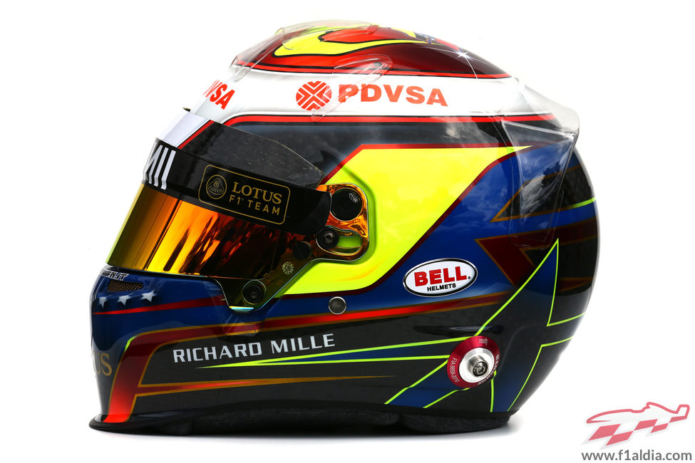 Casco de Pastor Maldonado