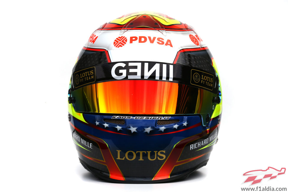 Casco de Pastor Maldonado