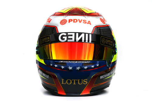 Casco de Pastor Maldonado