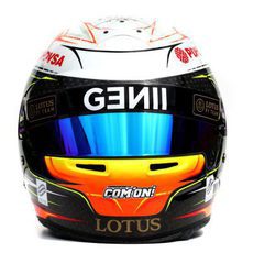 Casco de Romain Grosjean