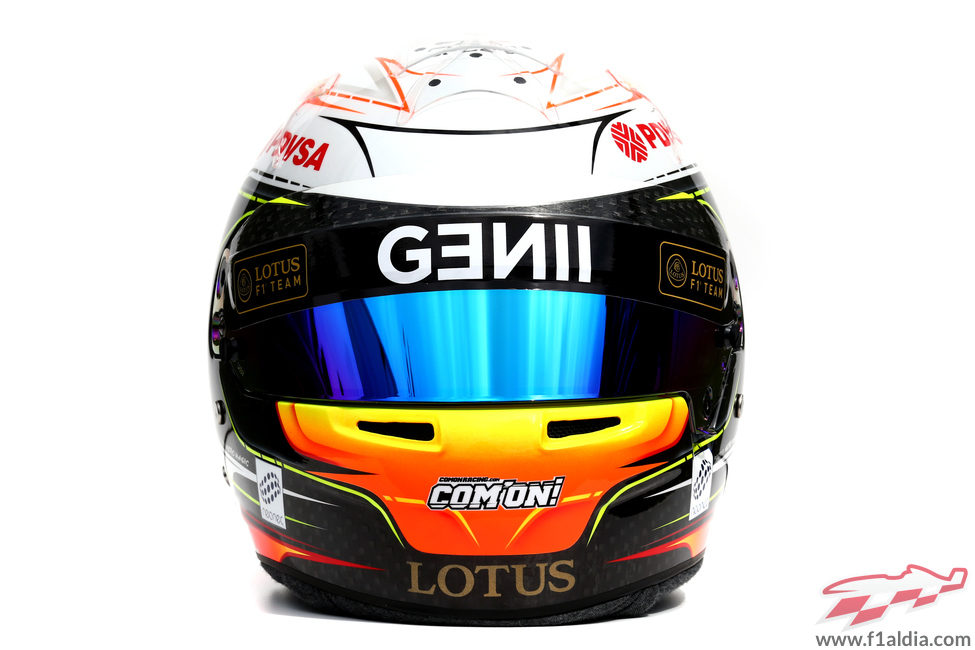 Casco de Romain Grosjean