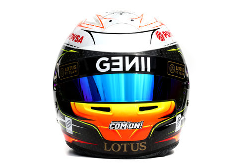 Casco de Romain Grosjean