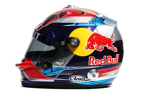 Casco de Max Verstappen