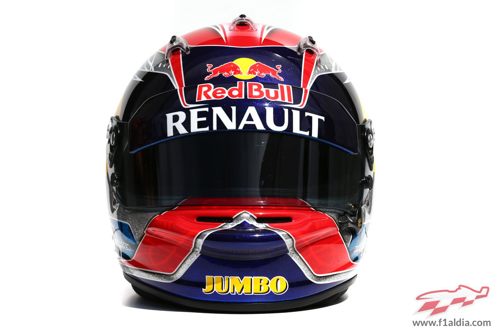 Casco de Max Verstappen