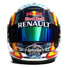 Casco de Carlos Sainz