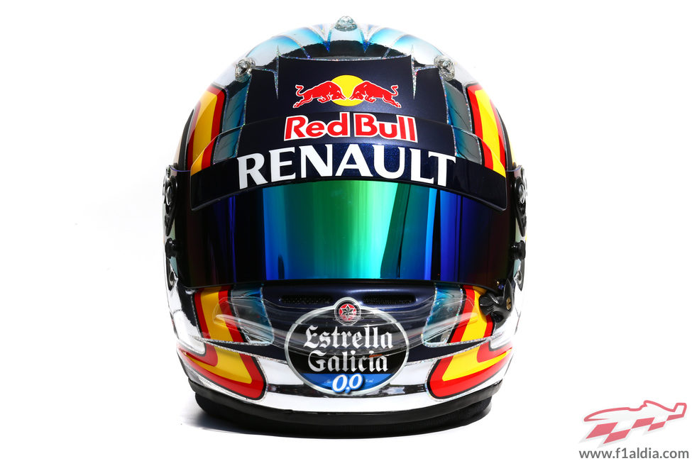 Casco de Carlos Sainz