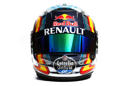 Casco de Carlos Sainz