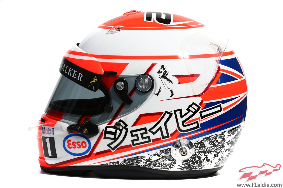 Casco de Jenson Button