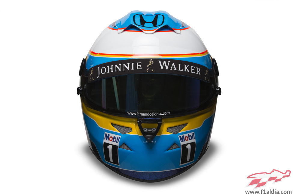 Casco de Fernando Alonso