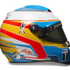 Casco de Fernando Alonso