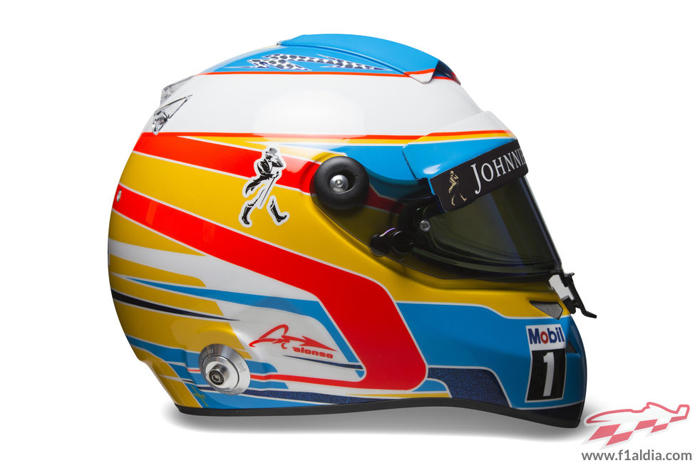 Casco de Fernando Alonso