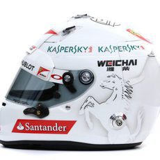 Casco de Sebastian Vettel