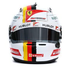 Casco de Sebastian Vettel