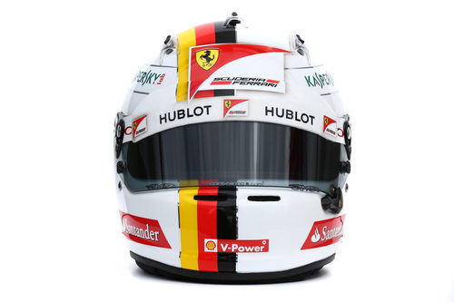 Casco de Sebastian Vettel