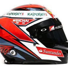 Casco de Kimi Räikkönen