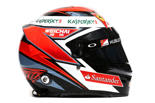 Casco de Kimi Räikkönen