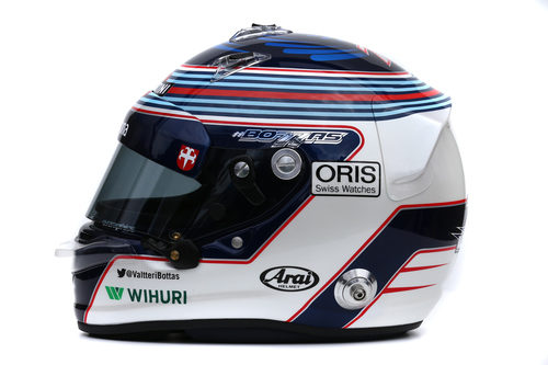 Casco de Valtteri Bottas