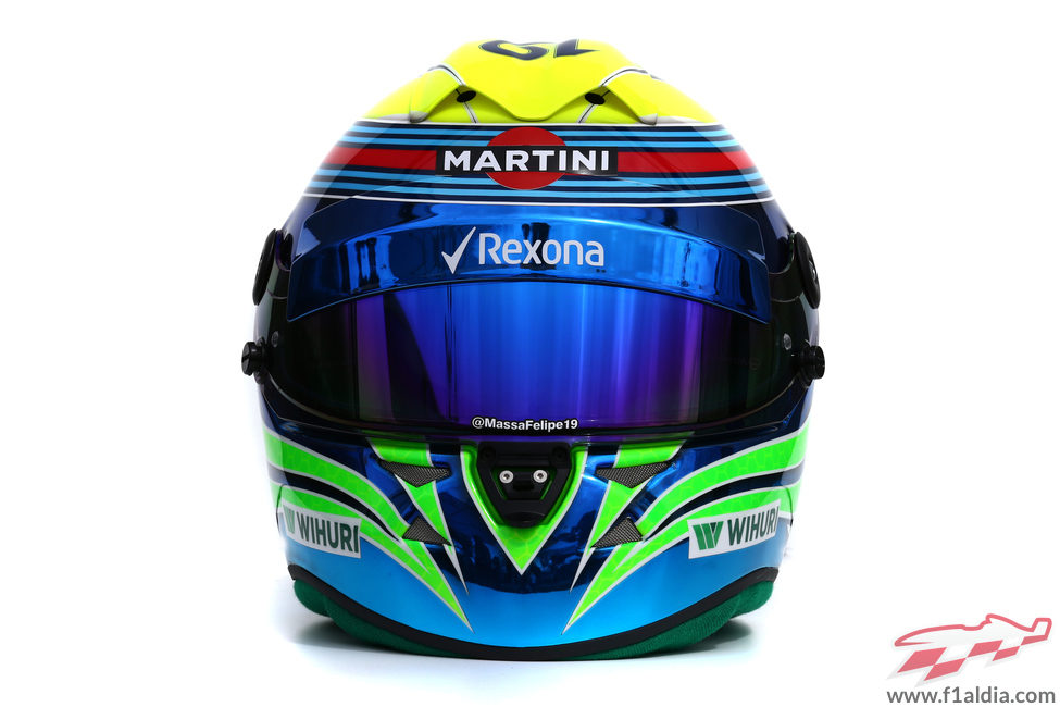 Casco de Felipe Massa