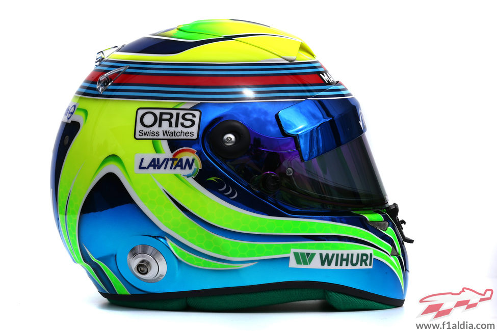 Casco de Felipe Massa