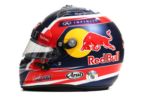 Casco de Daniil Kvyat