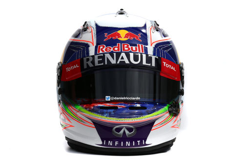 Casco de Daniel Ricciardo