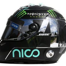 Casco de Nico Rosberg