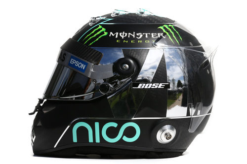 Casco de Nico Rosberg