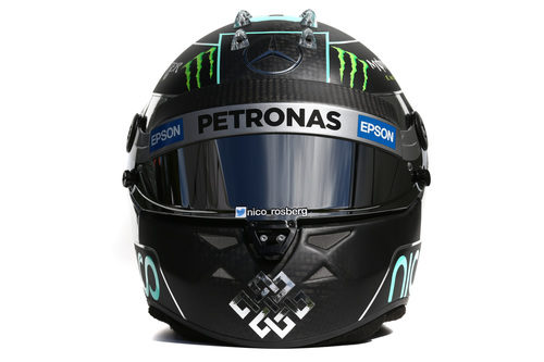 Casco de Nico Rosberg