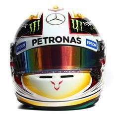 Casco de Lewis Hamilton