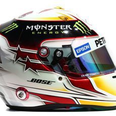 Casco de Lewis Hamilton