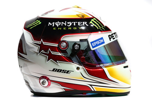 Casco de Lewis Hamilton