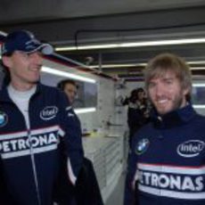 Nick Heidfeld y Robert Kubica