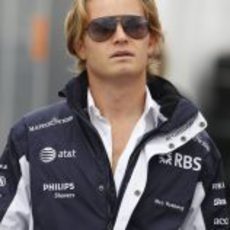 Nico Rosberg en el paddock