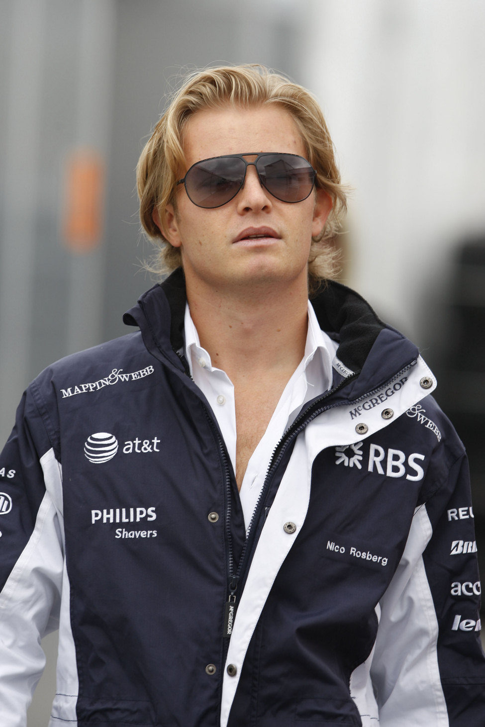 Nico Rosberg en el paddock