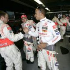 Hamilton y Kovalainen