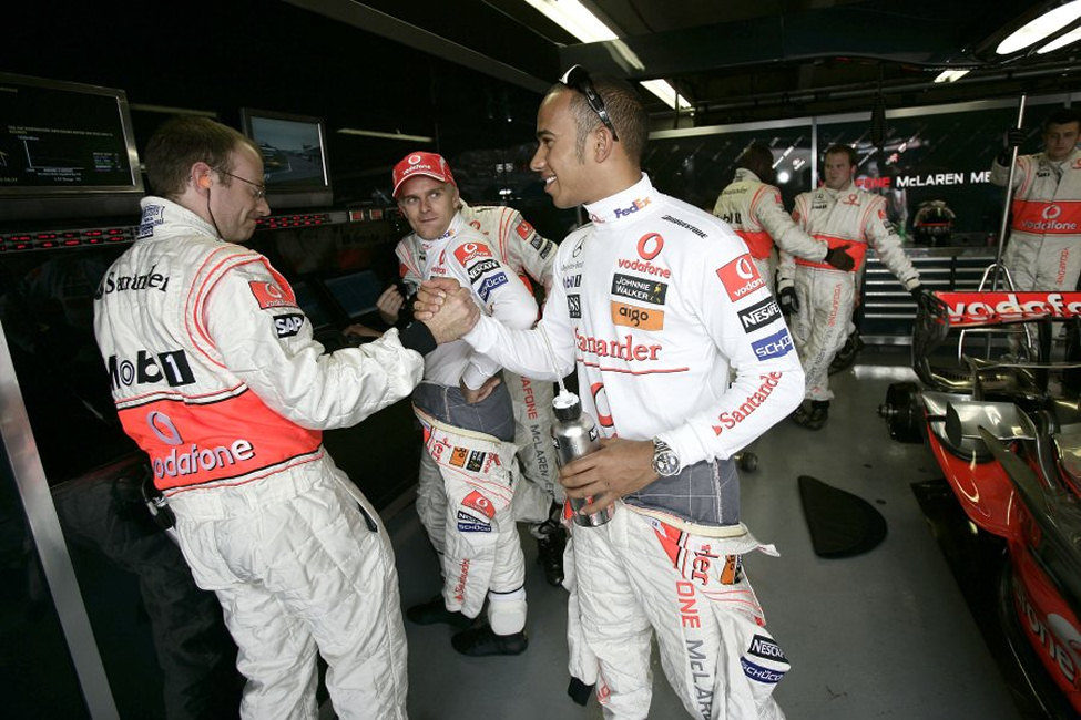 Hamilton y Kovalainen