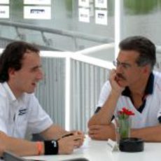 Kubica y Theissen en el GP de Canadá