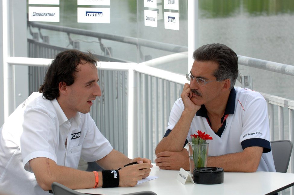 Kubica y Theissen en el GP de Canadá