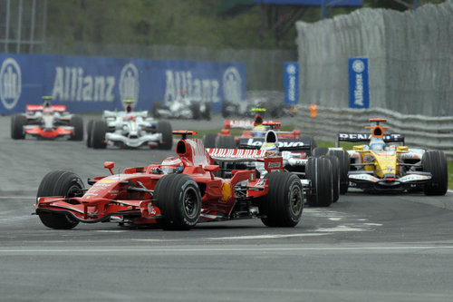 Raikkonen en carrera