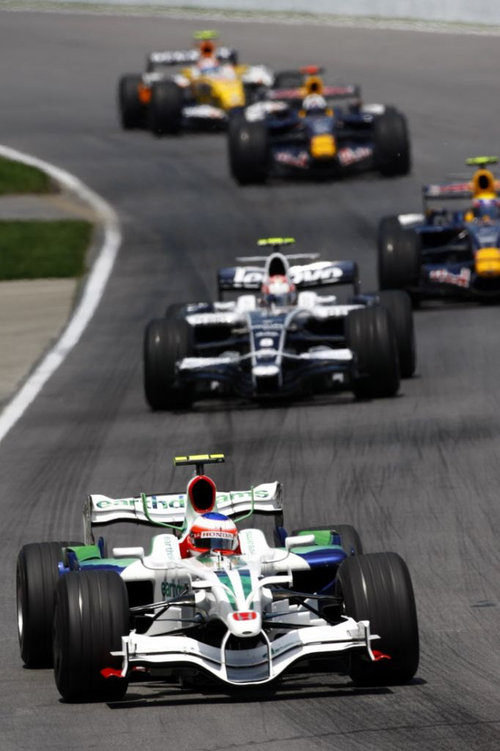 Rubens Barrichello en carrera