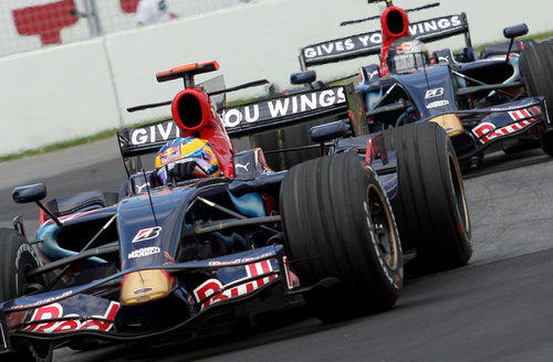 Sebastien Bourdais y Sebastian Vettel