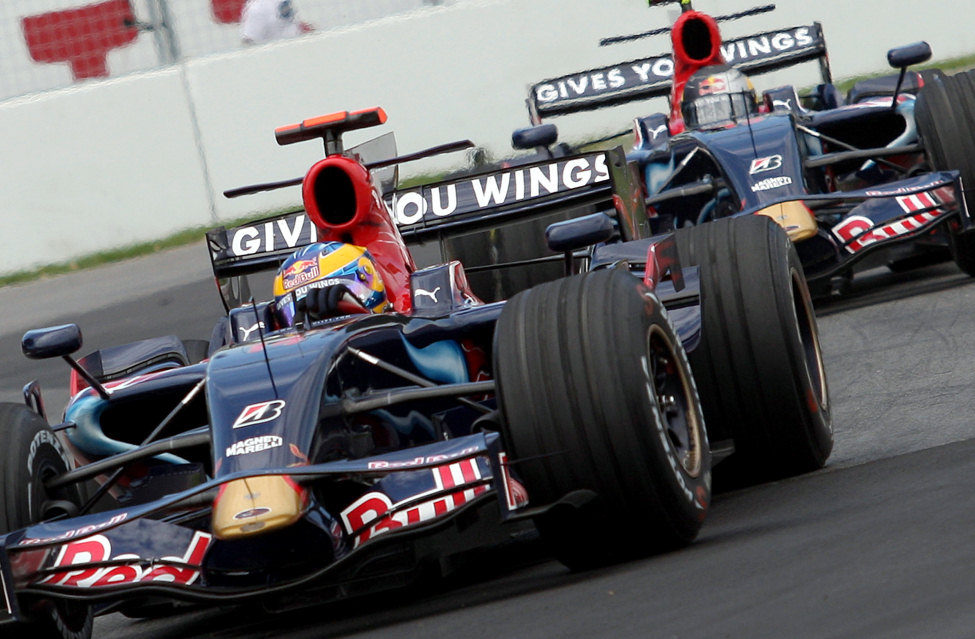 Sebastien Bourdais y Sebastian Vettel