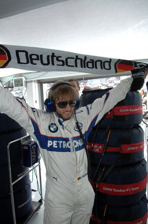 Nick Heidfeld en el GP de Francia