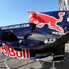 Carcasa de un Red Bull