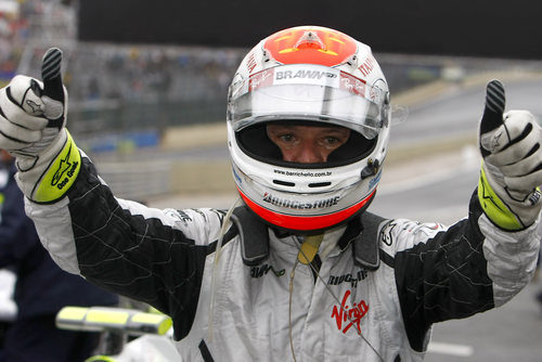 Barrichello en la pole