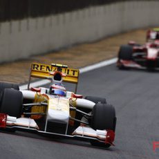 Grosjean en Interlagos