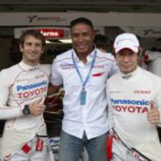 Trulli, Kobayashi y Paulo Sergio