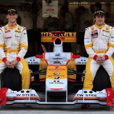 Los dos pilotos de Renault